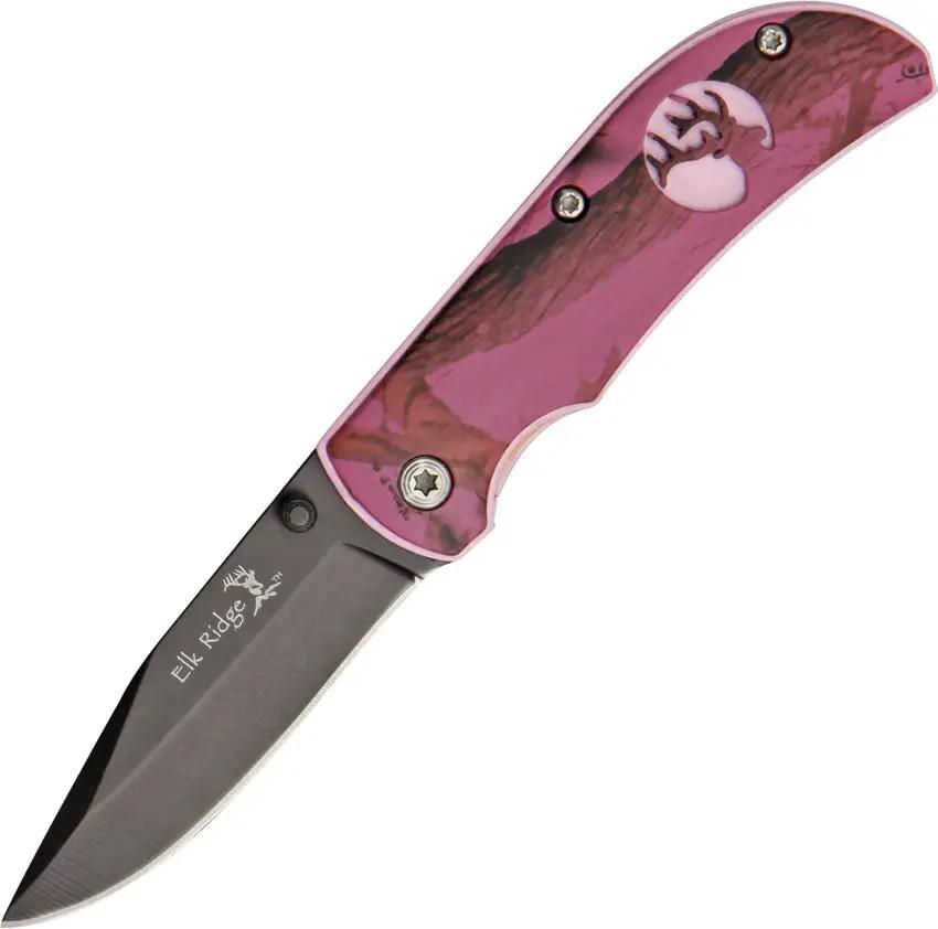 Elk Ridge Linerlock Pink ER-120PC by Elk Ridge