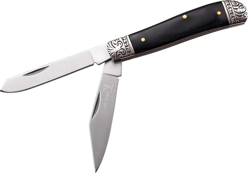 Elk Ridge Trapper Black Wood ER-220BW by Elk Ridge