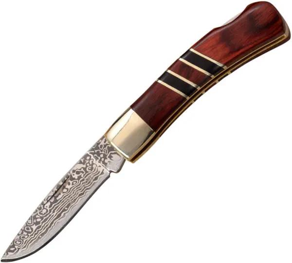 Elk Ridge Lockback Black/Brown ER-951WBCR by Elk Ridge