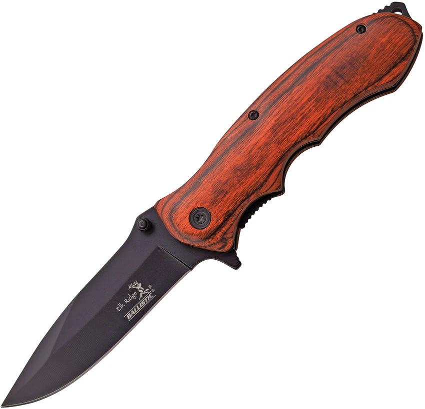 Elk Ridge Linerlock A/O Black ER-A160BW by Elk Ridge