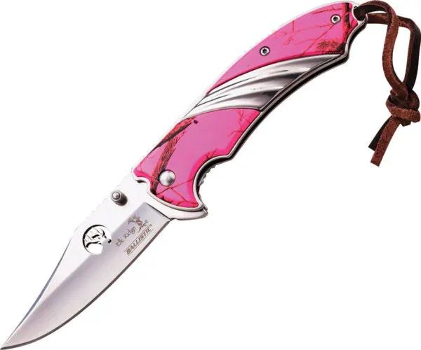 Elk Ridge Linerlock A/O Carbon Fiber Pnk ER-A540PC by Elk Ridge