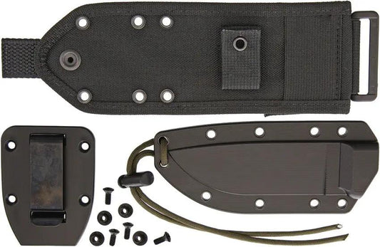 ESEE Model 4 Knife Full Tang Survival Knife with Black Micarta Handle MOLLE Sheath USA by ESEE