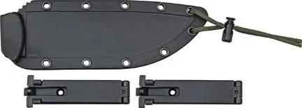 ESEE Model 6 Part Serrated Knife ES6SB Full Tang 1095HC Blade USA Made Survival Ready by ESEE