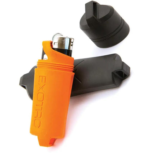 Exotac Firesleeve Lighter Case Black 005005-BLK - Waterproof to 1 Meter for 30 Minutes, Floats, Gas Lock by Exotac