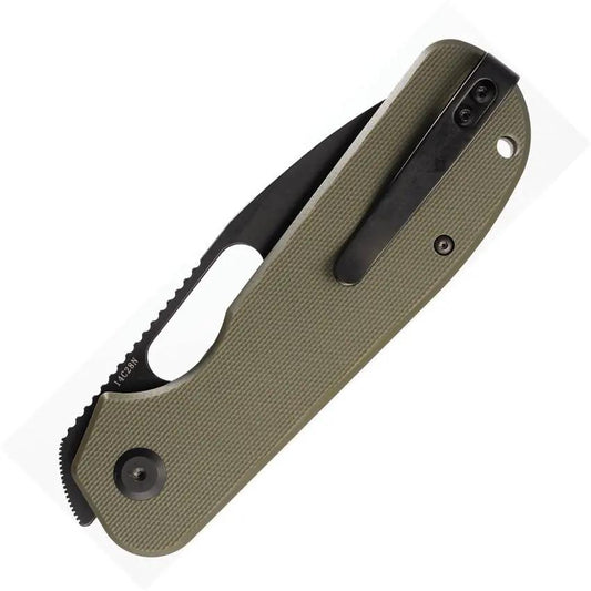 Eutektik EFD Linerlock BSW OD G10 EFD BLACKWASH OD GREEN G10 by Eutektik
