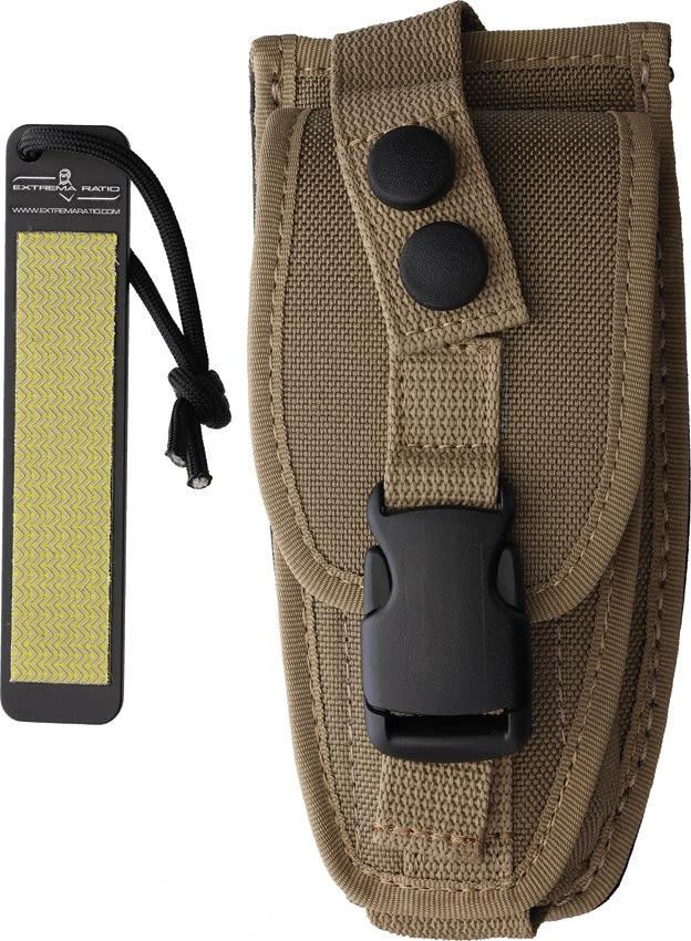 Extrema Ratio RAO Folder Desert Warfare Finish Knife For Tactical Enthusiasts With Bohler N690 Tanto And Safe Lock Pin by Extrema Ratio
