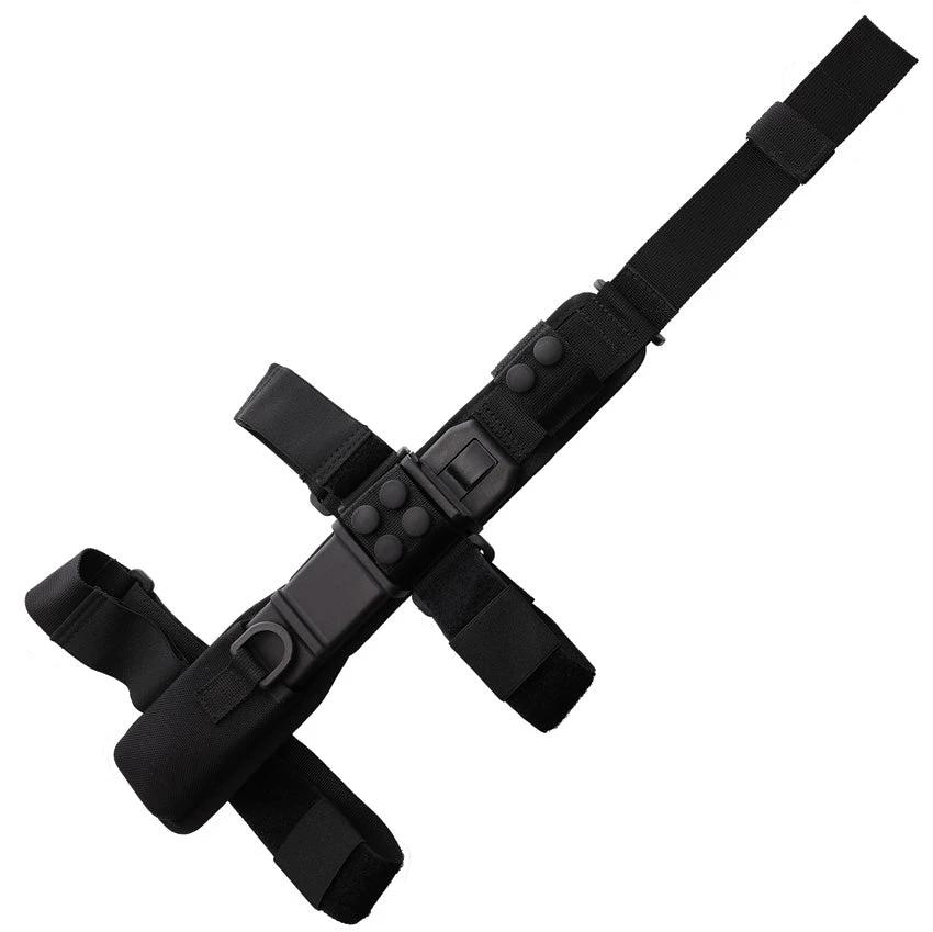 Extrema Ratio Fulcrum Combat Knife Black 7.13in N690 Tactical Tanto With Forprene Handle And MOLLE Sheath by Extrema Ratio