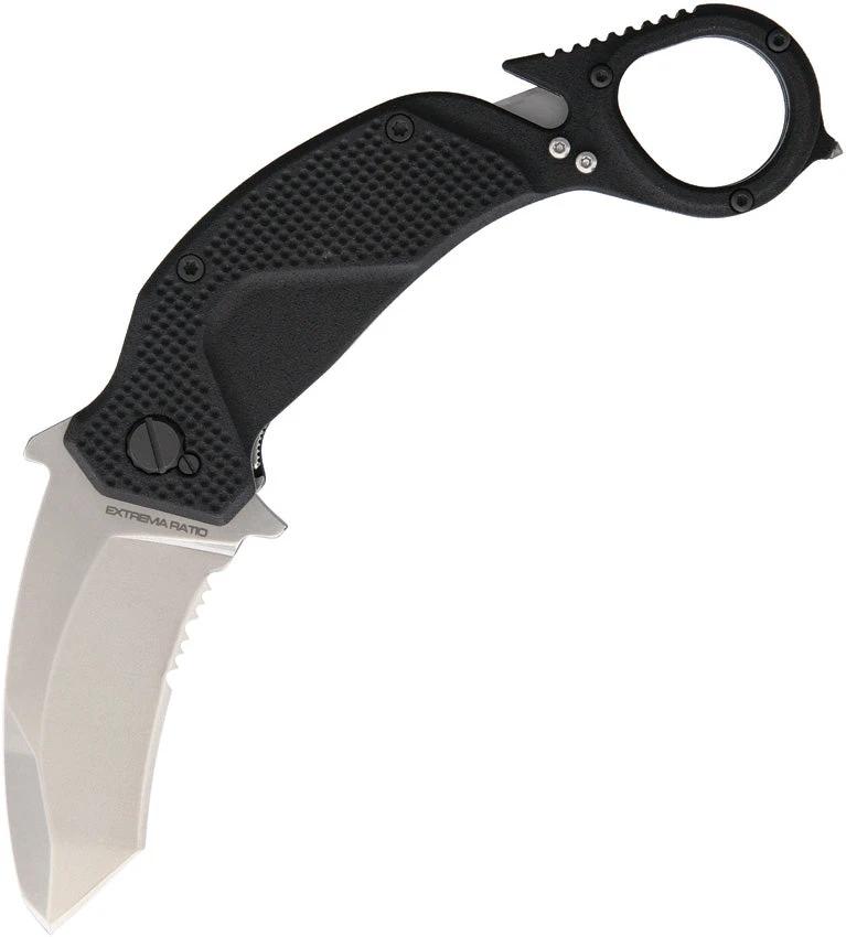 Extrema Ratio Nightmare Karambit Stonewash Linerlock With Belt Cutter Glass Breaker For Tactical Pros by Extrema Ratio
