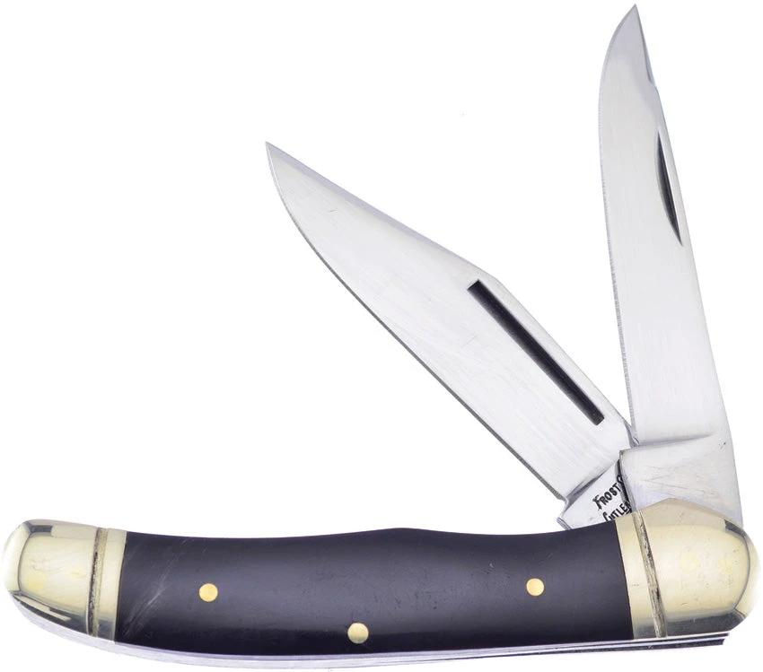 Frost Cutlery Folding Hunter Buffalo Horn 14-232CBH by Frost Cutlery