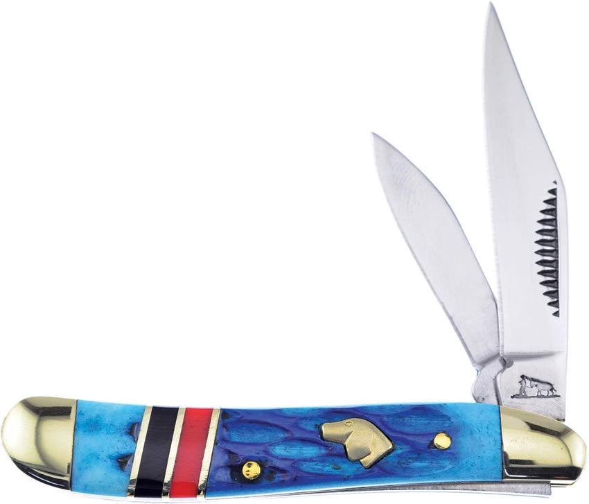 Frost Cutlery Peanut Blue Jig BKH-107BL/RB by Frost Cutlery