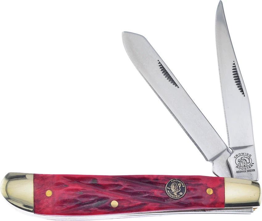 Frost Cutlery Bullet Trapper Red Pick Bone CR-265RPB by Frost Cutlery