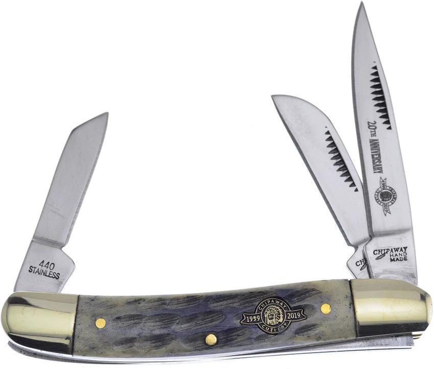 Frost Cutlery Stockman Gray 20th Annversary CW-114GY/20 by Frost Cutlery