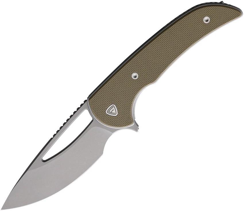 Ferrum Forge Knife Works Mini Archbishop Linerlock MINI ARCHBISHOP NITRO V TAN by Ferrum Forge Knife Works