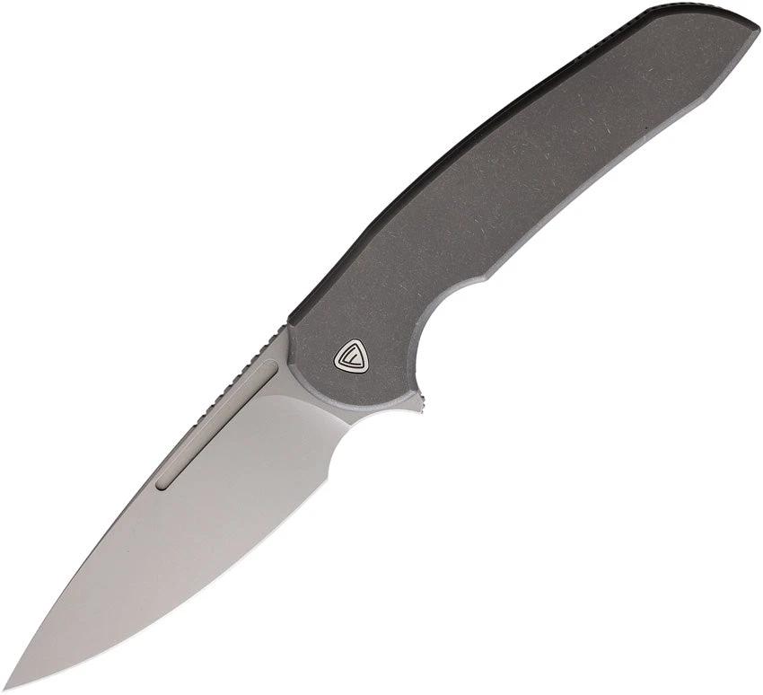 Ferrum Forge Knife Works Stinger Framelock Titanium STINGER TI STONEWASHED by Ferrum Forge Knife Works