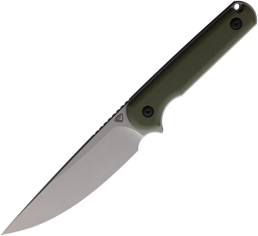 Ferrum Forge Knife Works Lackey XL Fixed Blade OD XL LACKEY GREEN D2 by Ferrum Forge Knife Works