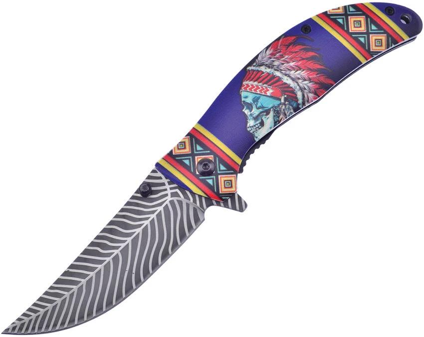 Frost Cutlery Linerlock A/O Blue FC-54BL by Frost Cutlery