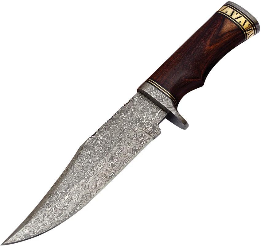 FH Knives Damascus Bowie HFZBOWIE-001 by FH Knives