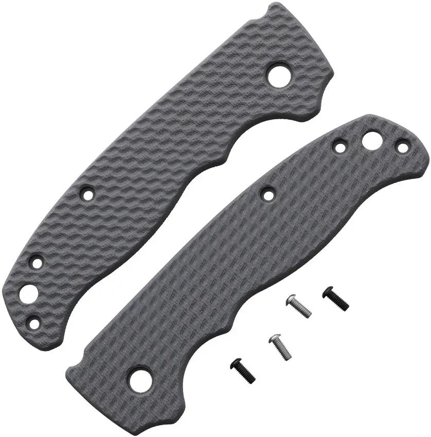 Flytanium Wavelength AD 20.5 Scales Gy - Gray G10 Construction With Four Extra Long Pocket Clip Screws by Flytanium