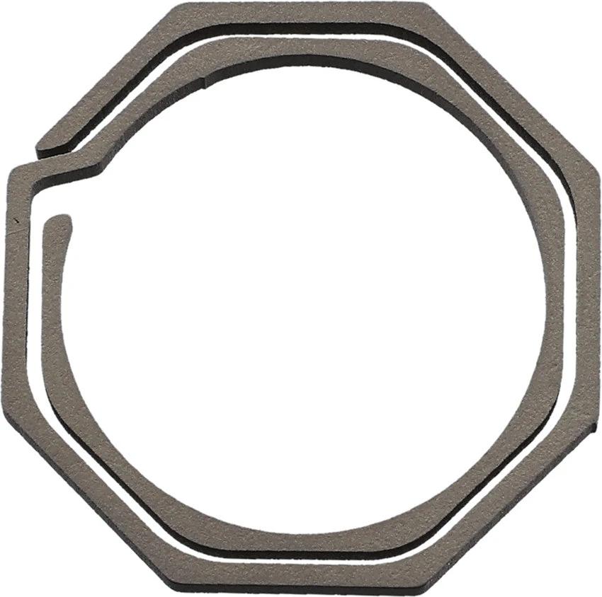 Flytanium Ti Octagonal Keyring FLY-820 by Flytanium