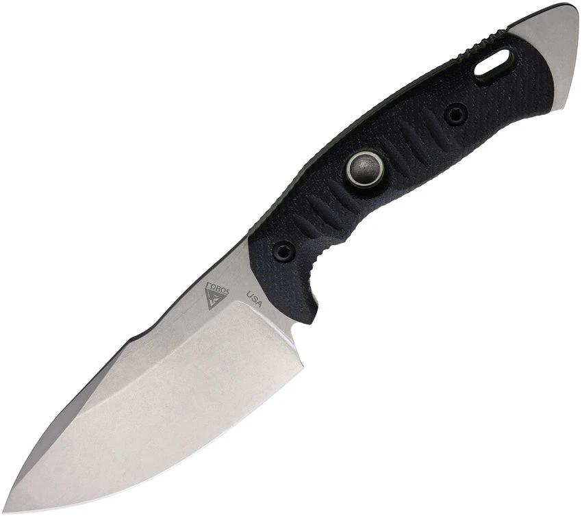 Fobos Knives Alaris Fixed Blade Black/Grn ALARIS-3V-MBL/GRN by Fobos Knives