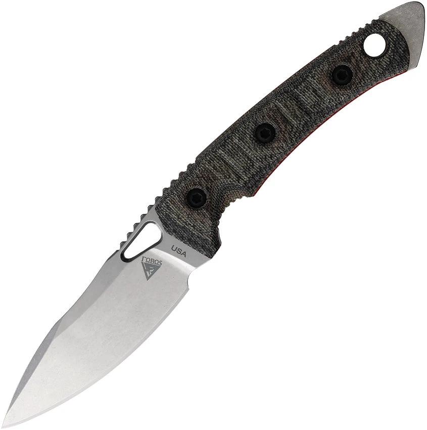 Fobos Knives Cacula Fixed Blade Blk/Tan CACULA BLACK /TAN G10 by Fobos Knives