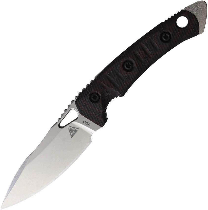 Fobos Knives Cacula Fixed Blade Blk/Red CACULA BLACK /RED G10 by Fobos Knives