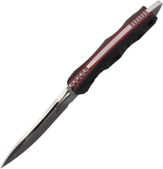 Fobos Knives Tier 1 Mini SW CF Red - Stonewash CPM-154 Blade, Carbon Fiber Handle by Fobos Knives