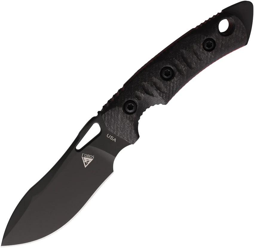 Fobos Knives Tier 1 Mini PVD/CF TIER1 MINI PVD CF/RED by Fobos Knives