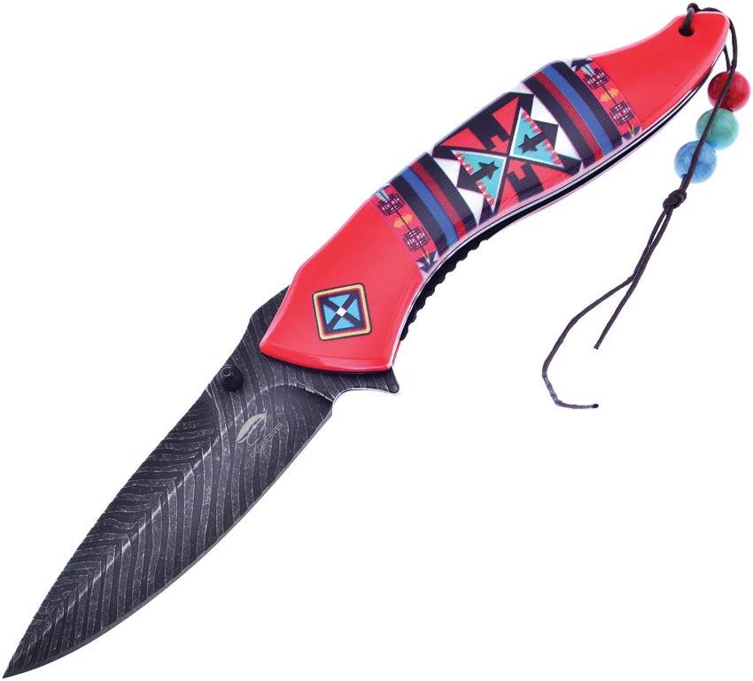 Frost Cutlery Linerlock A/O Red OC-534F/RD by Frost Cutlery
