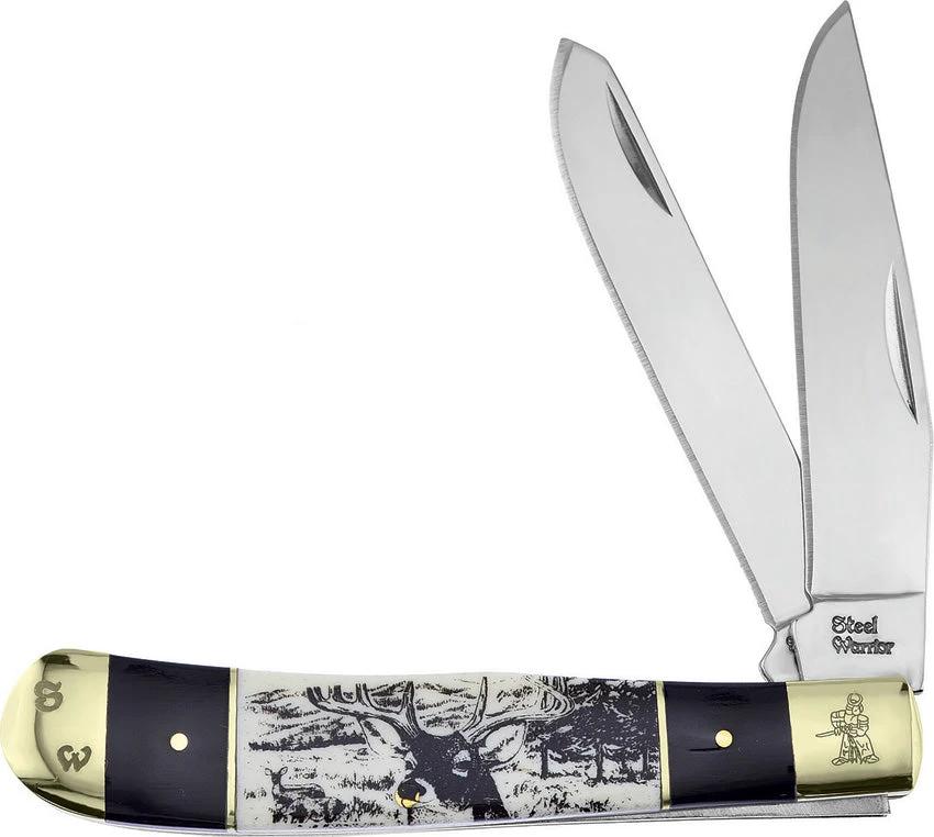 Frost Cutlery Deer Trapper Buffalo Horn SW-108BHSB/D by Frost Cutlery