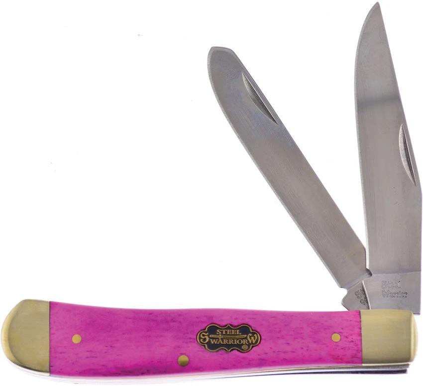 Frost Cutlery Trapper Pink Sb 4.25"" SW-108PKSB by Frost Cutlery
