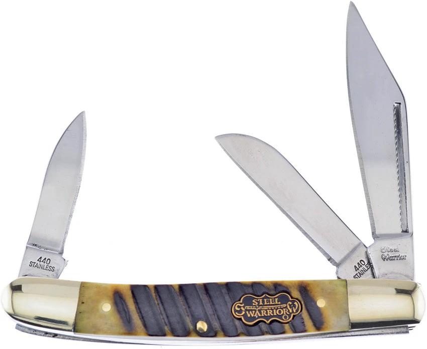 Frost Cutlery Wrangler Chainsaw Bone SW-112BR/JS by Frost Cutlery