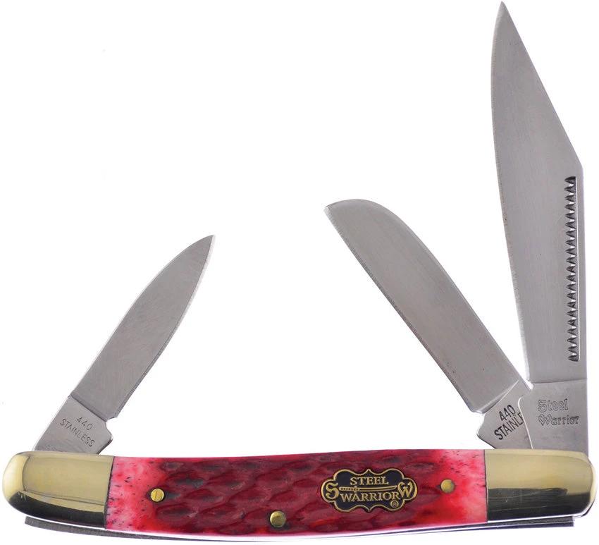Frost Cutlery Wrangler Red Pickbone SW-112RPB by Frost Cutlery