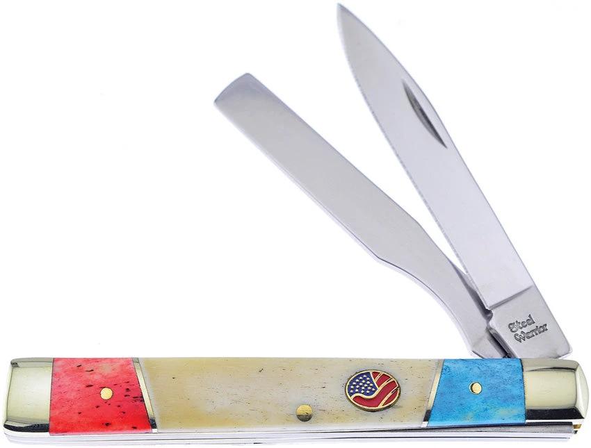 Frost Cutlery Doctors Knife Red White Blue SW-120RWB by Frost Cutlery