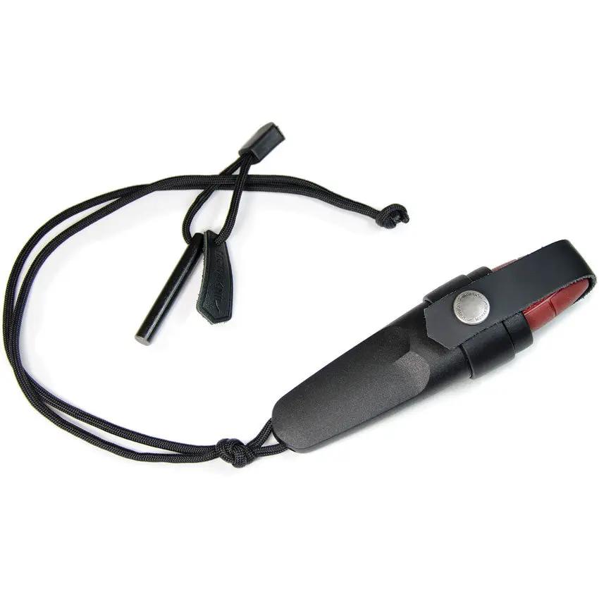Mora Eldris Red Kit Fixed Blade Knife With Paracord Fire Starter Sheath For Outdoor Enthusiasts by Mora
