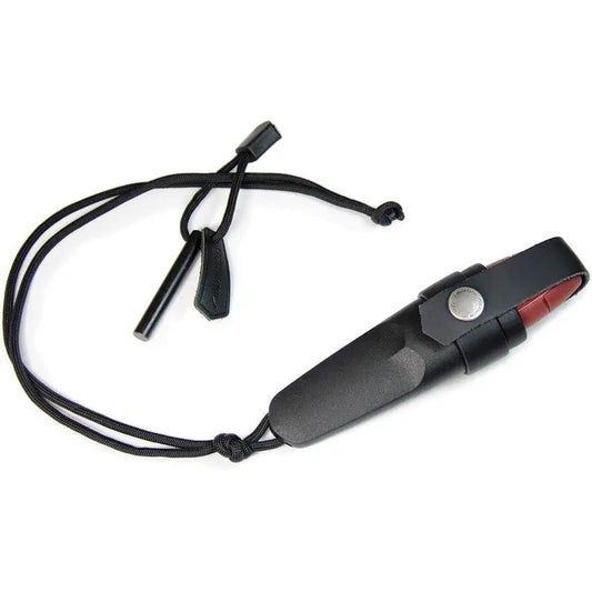 Mora Eldris Red Kit Fixed Blade Knife With Paracord Fire Starter Sheath For Outdoor Enthusiasts by Mora