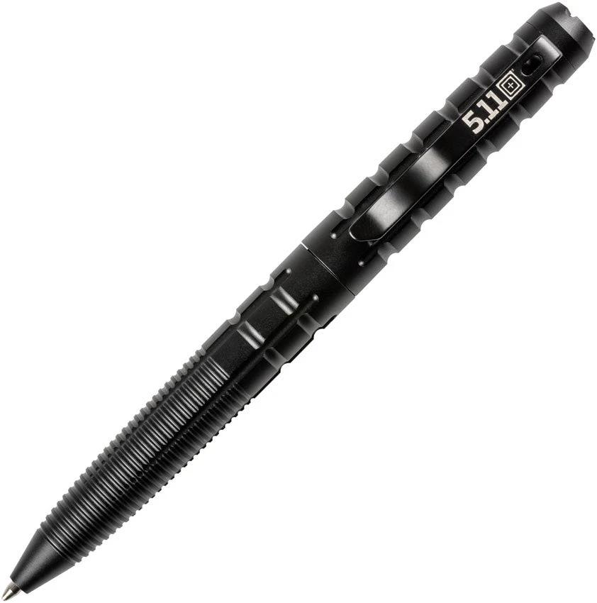 5.11 Tactical Kubaton Tactical Pen Black Aluminum One Piece Design With Pocket Clip For Self Defense And Writing by 5.11 Tactical
