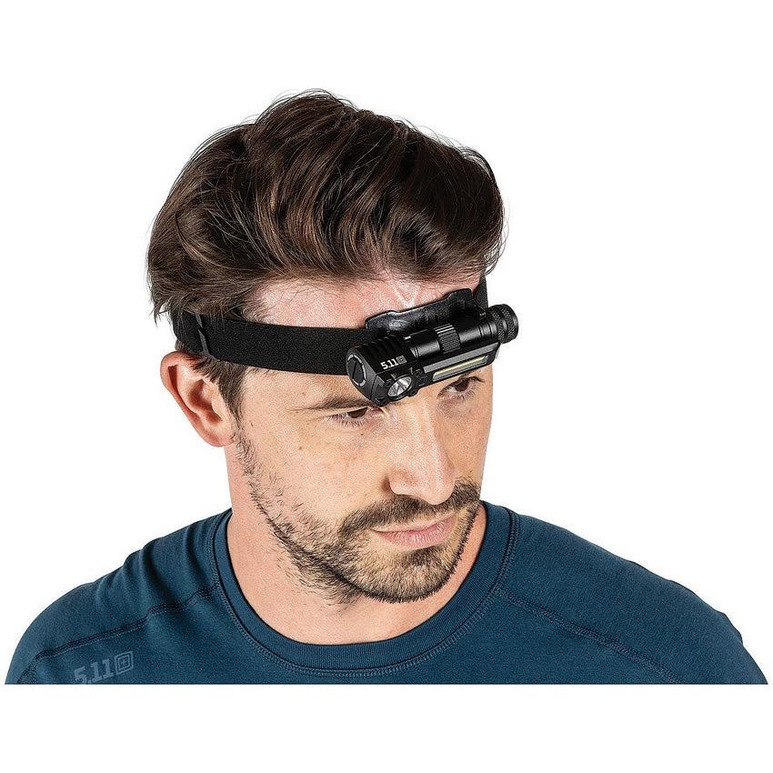 5.11 Tactical Rapid HL1 Headlamp Rugged Water Resistant 3 Modes For Tactical Professionals AA Battery Included by 5.11 Tactical