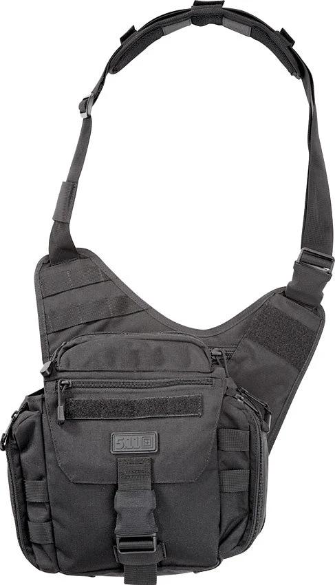 5.11 Tactical PUSH Pack Tactical Shoulder Bag With Expandable Pockets 1L Bottle Fits Back Up Belt For Tactical Pros by 5.11 Tactical