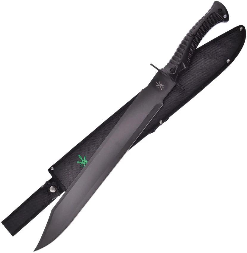 Frost Cutlery Black Rubber Handle Black TX-175B by Frost Cutlery