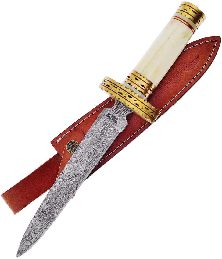 Frost Cutlery Dagger Bone Damascus VFD-80SB by Frost Cutlery