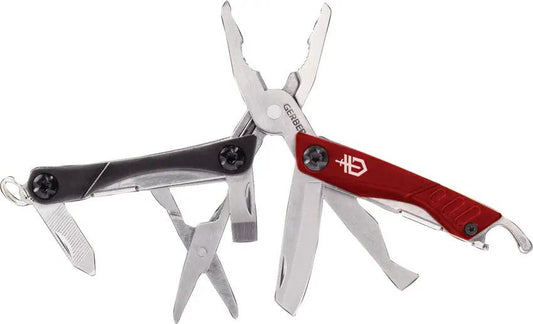Gerber Dime Micro Multi-Tool Compact EDC Kit With 10 Tools Lightweight 2.75in Closed by Gerber