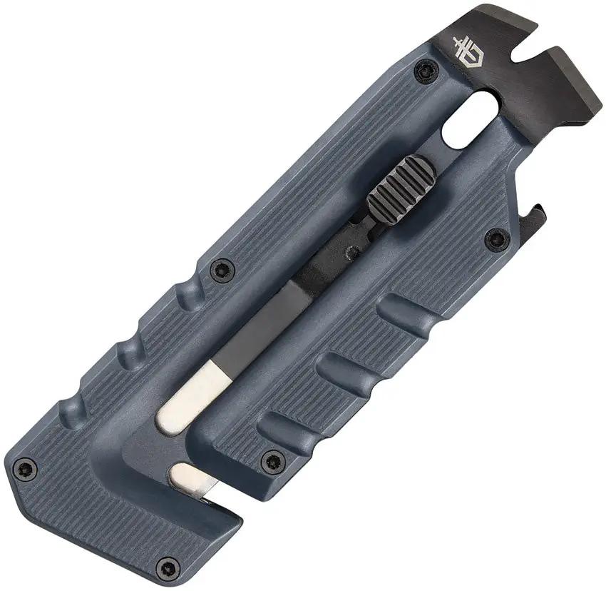 Gerber Prybrid Utility Multitool For Everyday Carry With Gray G10 Handles 4.25 Inch Closed Replaceable Blade by Gerber
