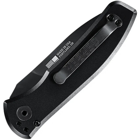 Gerber Auto Empower Plunge Lock Knife Black 30 001321 S30V Blade Armor Grip EDC Pro by Gerber