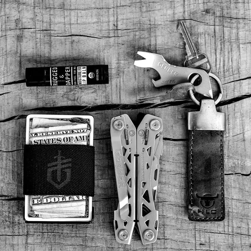 Gerber Barbill Wallet Holds 7 Cards Slim Card Holder With Bottle Opener For Everyday Carry by Gerber