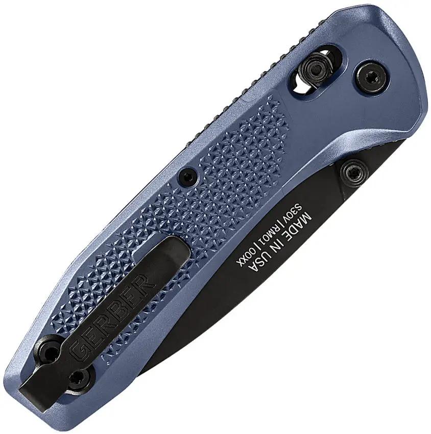 Gerber Sedulo Pivot Lock Knife Blue With S30V Blade And Textured ABS Handle For EDC Enthusiasts by Gerber