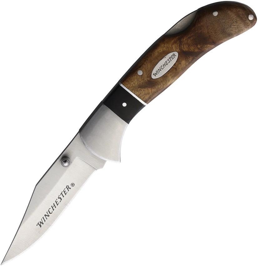 Winchester Burl Wood Lockback 22-41785 by Winchester