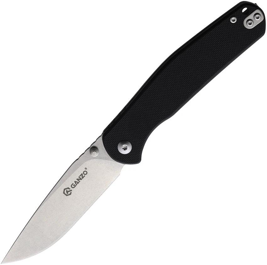 Ganzo Knives Linerlock Black G6804-BK by Ganzo Knives