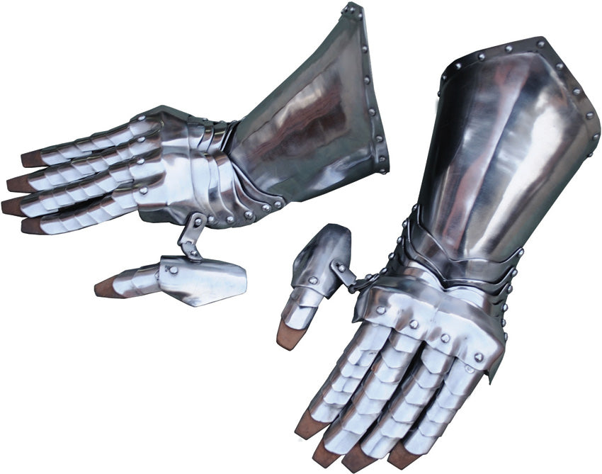 Get Dressed For Battle Articulated Steel Gauntlets AB3943 by Get Dressed For Battle