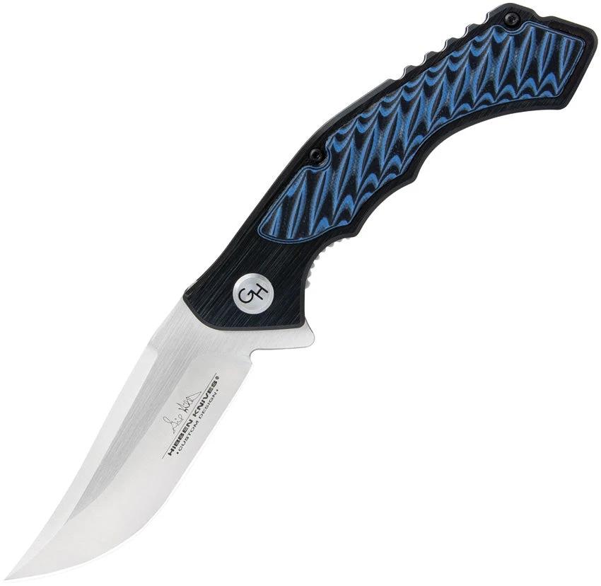 Hibben Whirlwind Linerlock Blue G10 GH5125 by Hibben